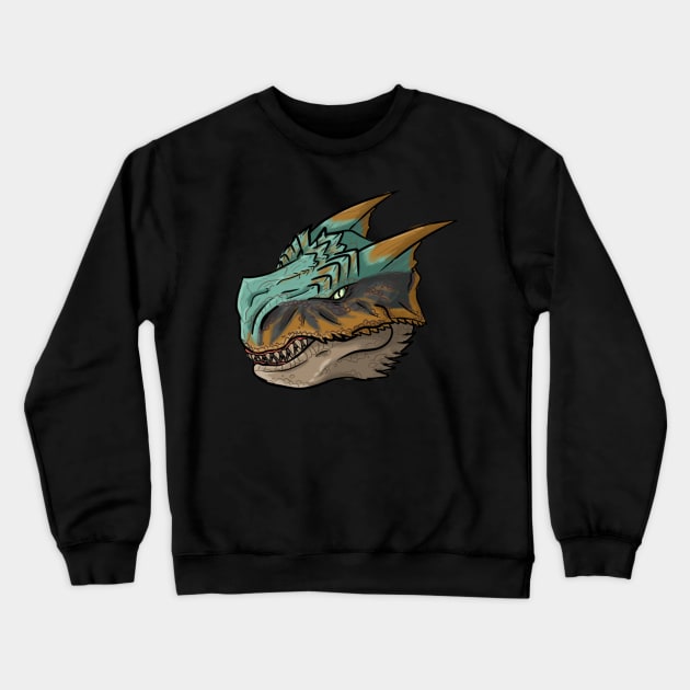 Tigrex Headshot Crewneck Sweatshirt by mtndew3301@gmail.com